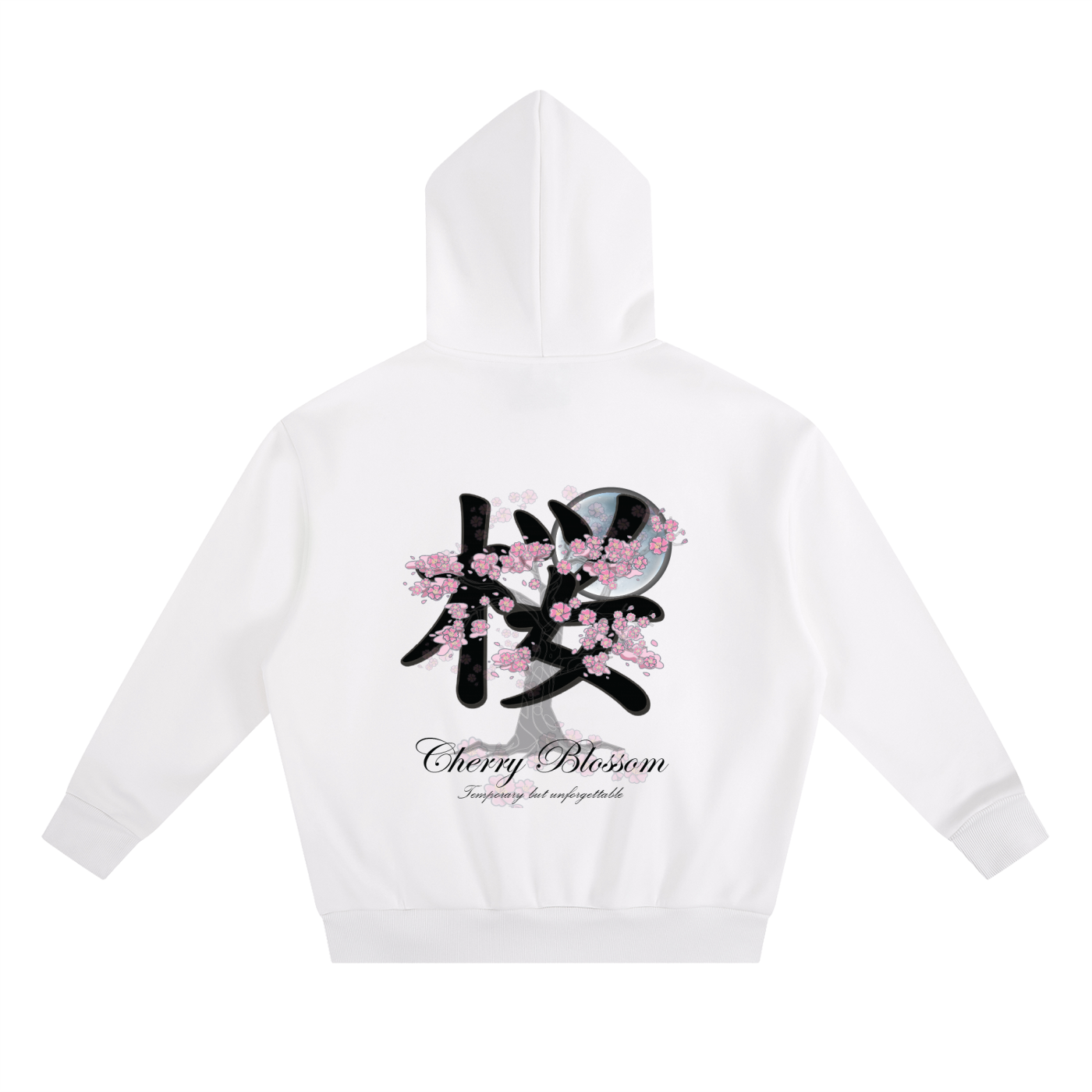 Cherry Blossom Boxy Finishsed White