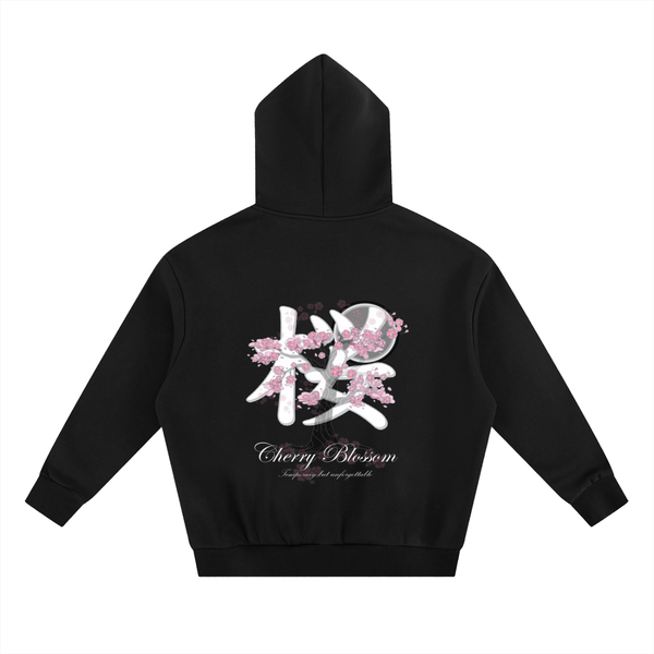 Cherry Blossom Boxy Finishsed Black